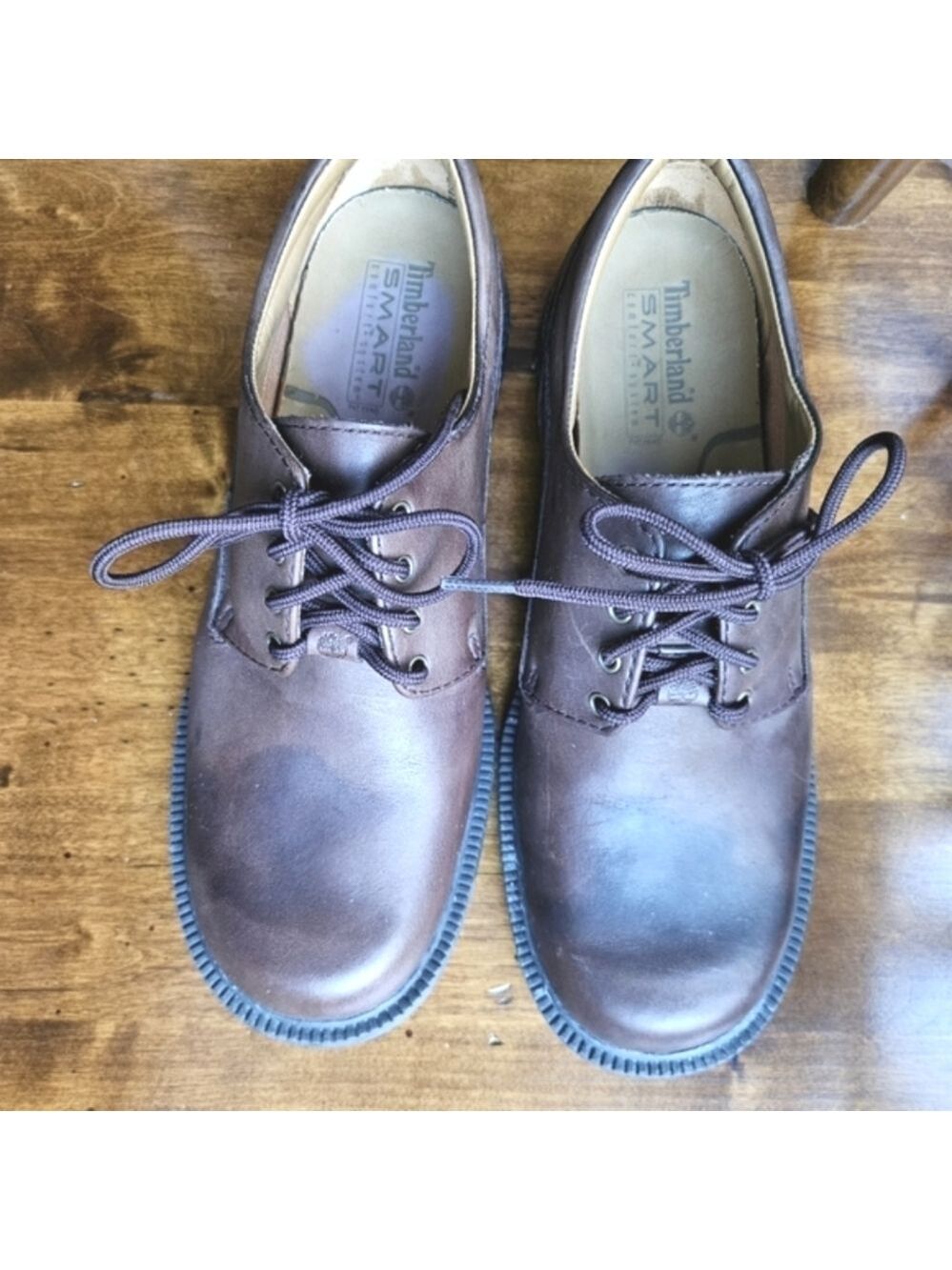 Timberland Waterpoof Lace Up Lug Shoes Brown Leather 8 NWOT - Picture 11 of 11